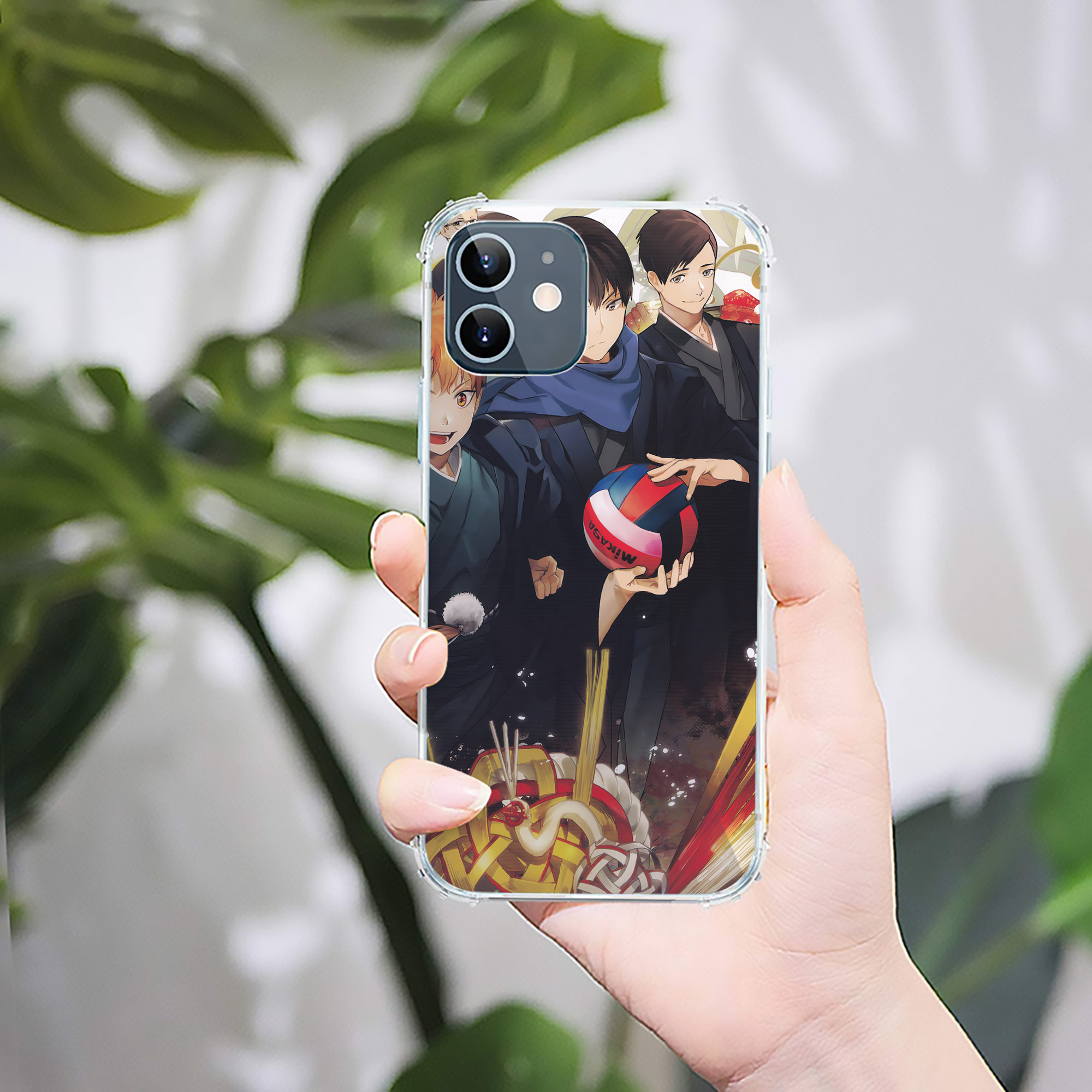（画像用） ハイキュー!! Haikyu!! 【iPhone 12シリーズ対応】透明スマホケース（クリアソフトケース）